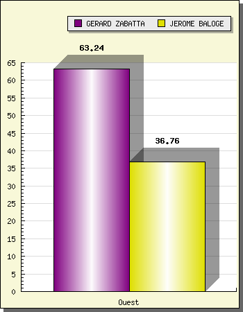 Résultats des élections cantonales, canton Niort-Ouest