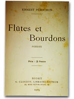 Couverture de "Flûtes et Broudons", son deuxième ouvrage Couverture de "Flûtes et Broudons", son deuxième ouvrage