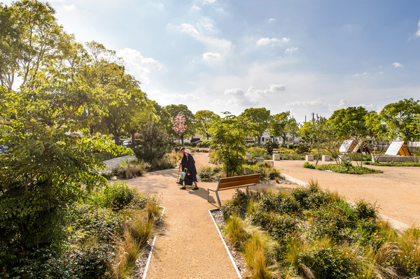 Le square Georges-Renon - Photo Alex Giraud
