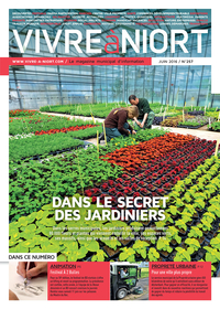 couverture Magazine vivre à niort : Numéro de juin 2016