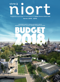 couverture Magazine vivre à niort : Numéro de février 2018