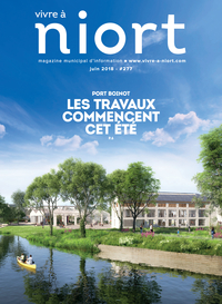 couverture Magazine vivre à niort : Numéro de juin 2018
