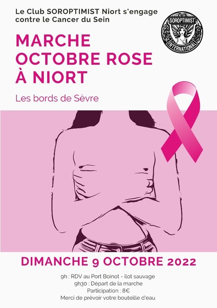 Marche Octobre Rose du club soroptimist