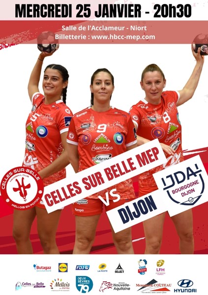 Handball féminin : Celles-sur-Belle - Dijon