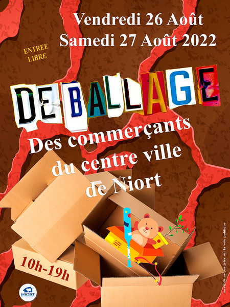 Déballage des commerçants du centre-ville