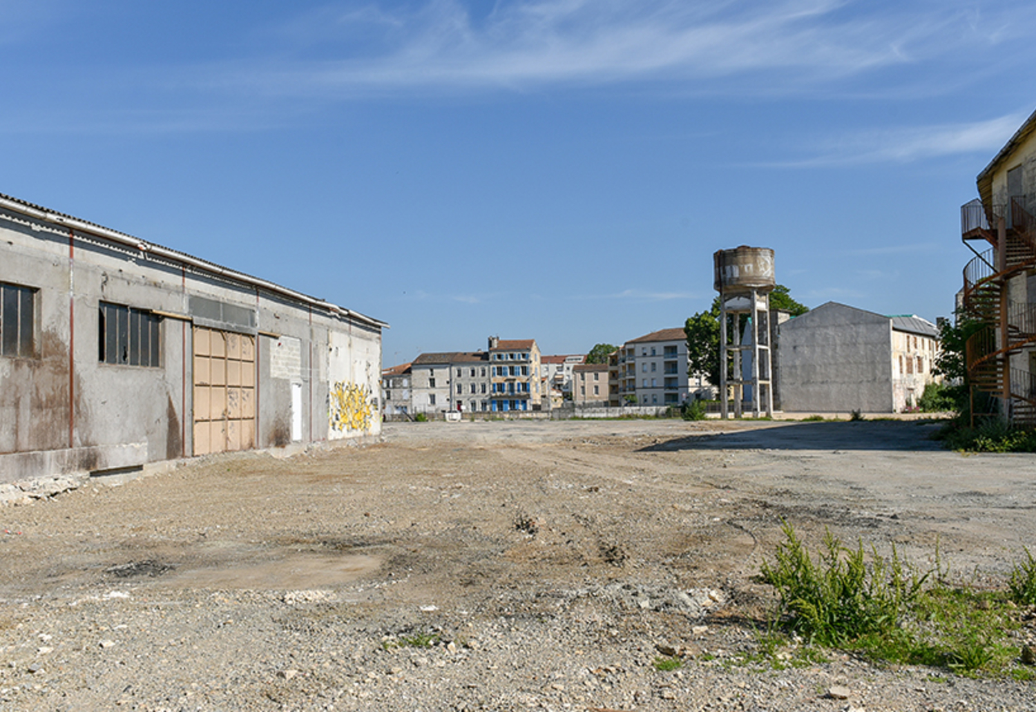 Emplacement de la future Place Jardin, mai 2018 @Bruno Derbord