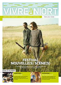 couverture Magazine vivre à niort : Numéro de mars 2016
