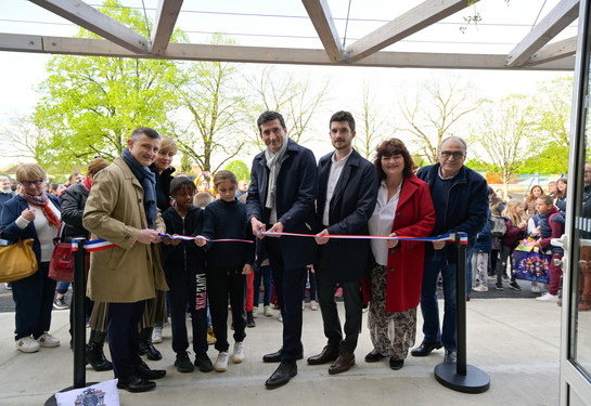 Inauguration des travaux a l?ecole Georges Sand