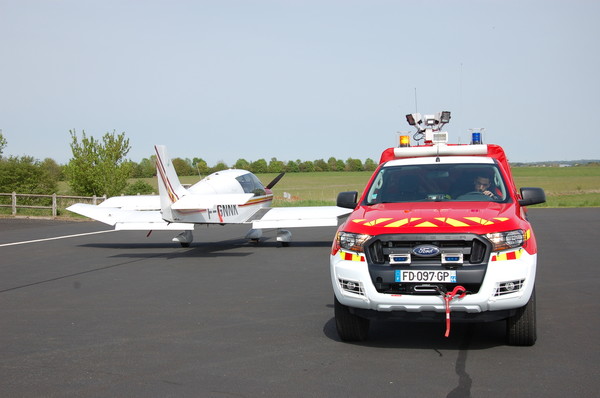 Système anti-incendie à l'aérodrome 