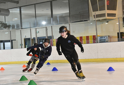 Freestyle a la patinoire