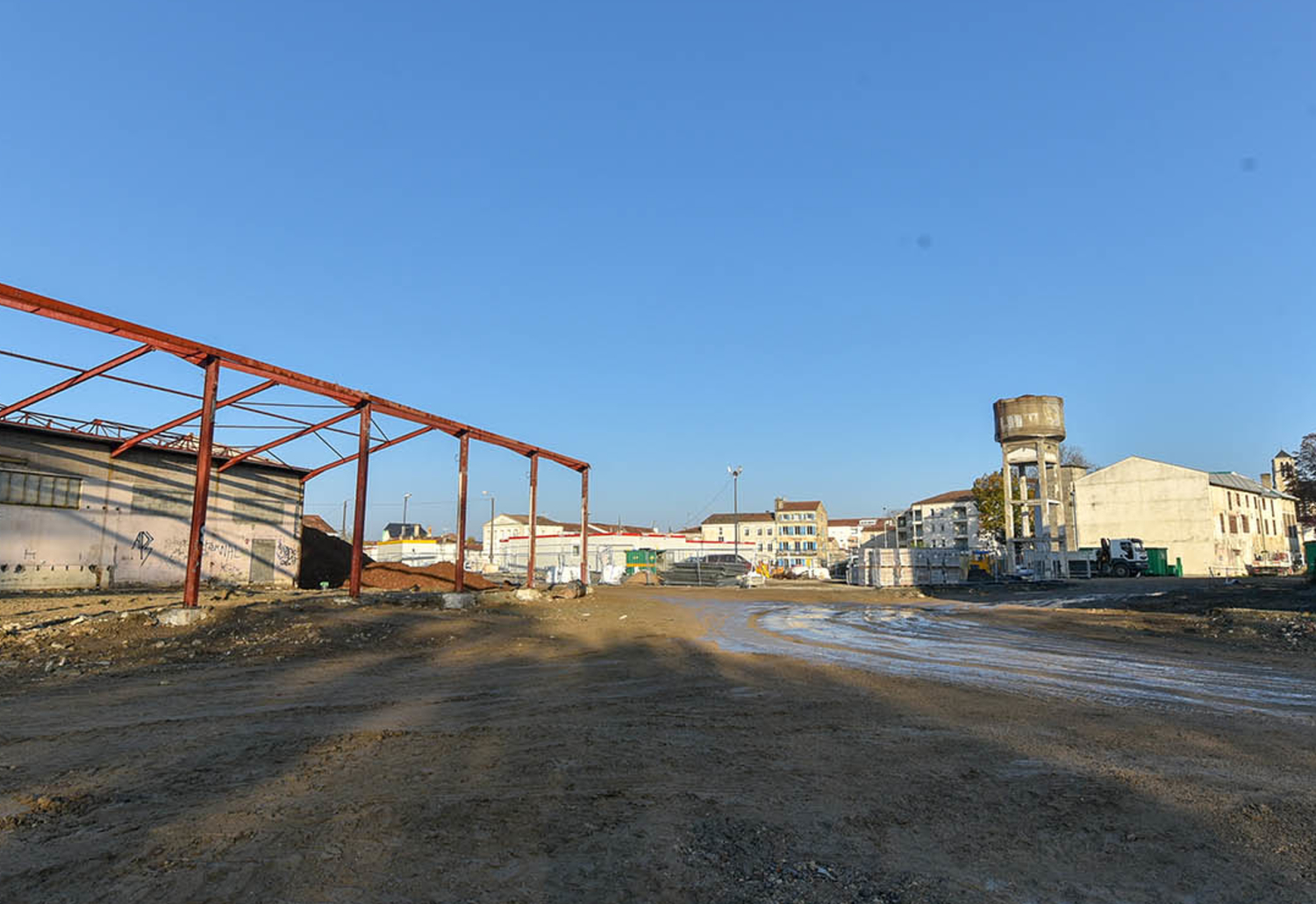 Emplacement de la future Place jardin, novembre 2018 ©Bruno Derbord