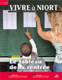 couverture Magazine vivre à niort : Numéro d'octobre 2009