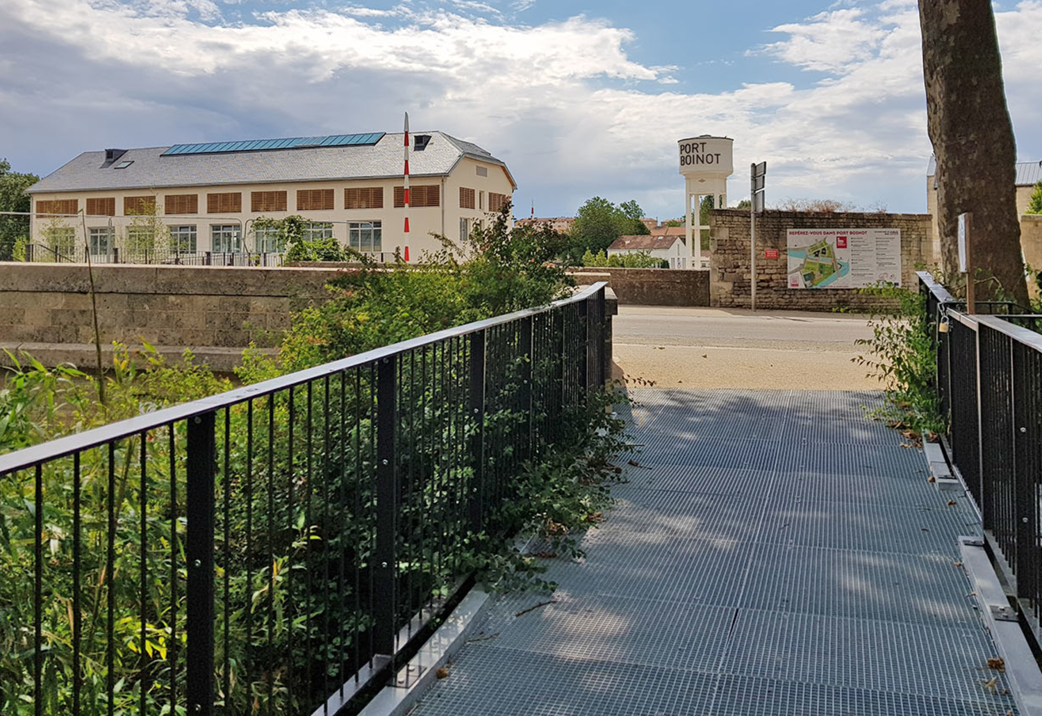 Passerelle du Moulin, juin 2020 ©Sylvie Méaille