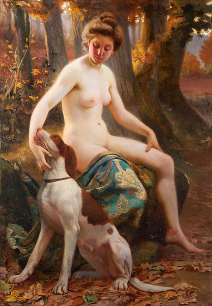 L'Art au menu : Femme au chien ou Novembre