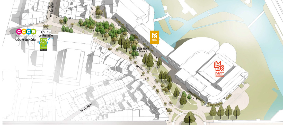 Plan du Boulevard Main ©Urbicus