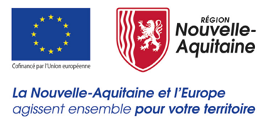 Logo LA Nouvelle Aquitaine et l'Europe agissent ensemble pour votre territoire