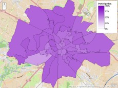 Taux de participation par bureau