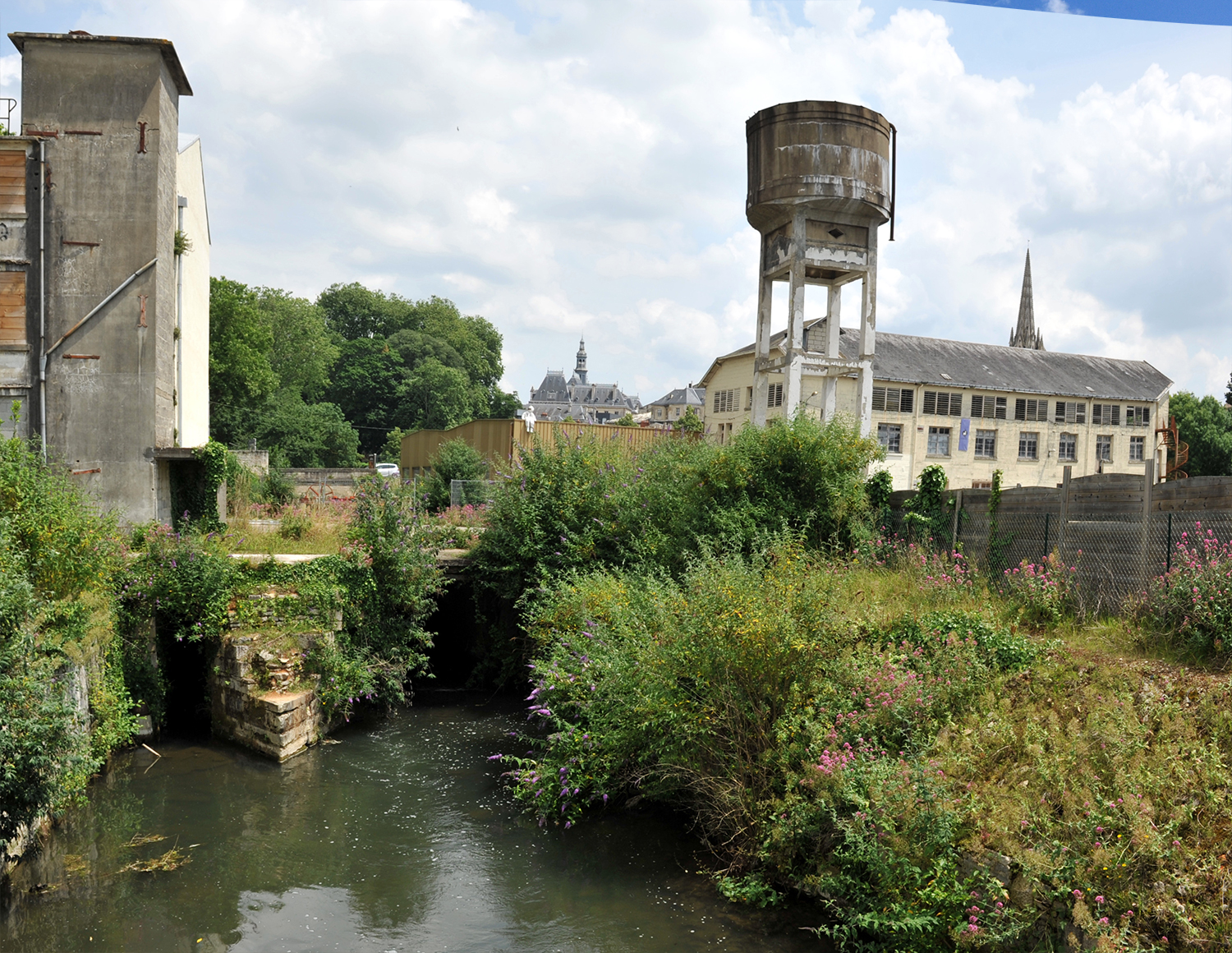 Bief depuis la rue de la chamoiserie avant