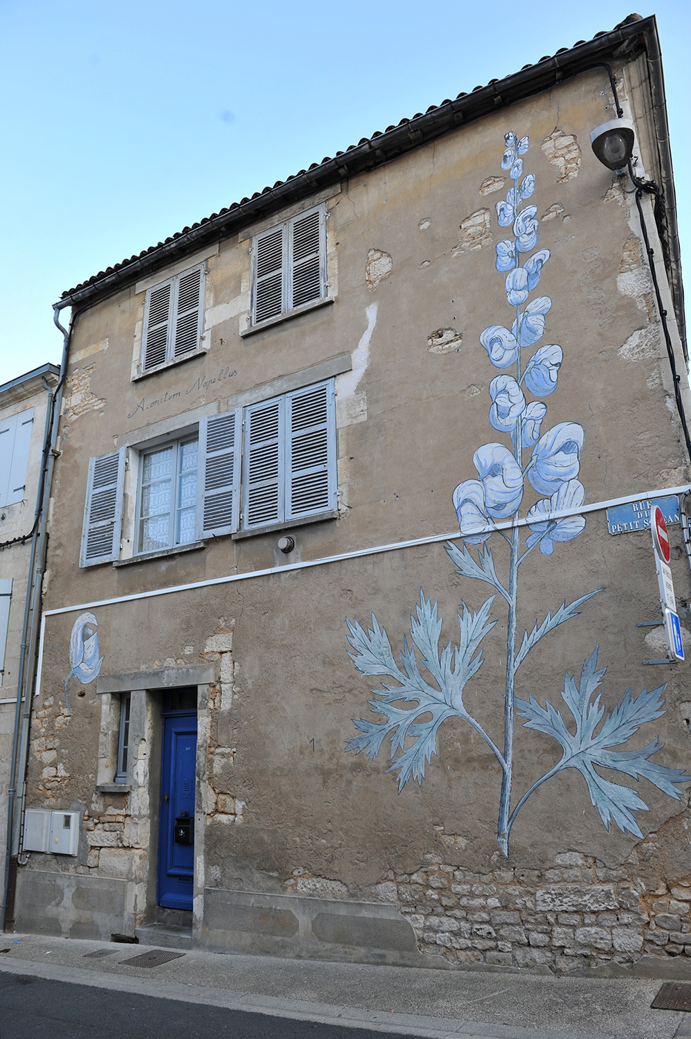 Escif : oeuvre réalisée rue du Petit Saint-Jean pendant la 3e édition du 4e Mur, octobre 2012 - Photo Winterlong Galerie
