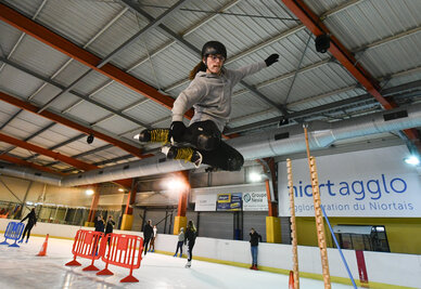 Freestyle a la patinoire de Niort Agglo