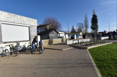 Un nouveau parvis pour l’école de la Mirandelle