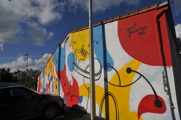 Oeuvre réalisée en octobre 2013 rue de Bessac - Crédit Bruno Derbord
