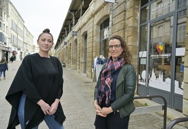 Audrey Mlynarz et Aline Raul de l'Office du commerce Audrey Mlynarz et Aline Raul de l'Office du commerce