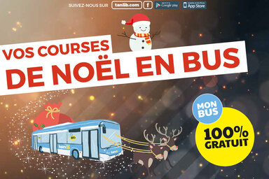 Vos courses de Noël en Bus