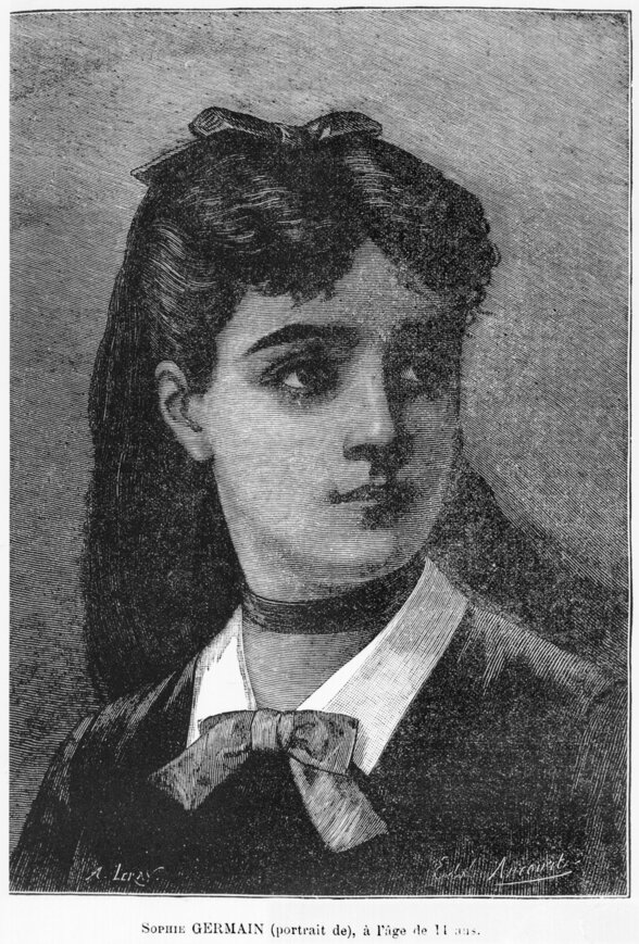 Portrait de Sophie Germain, à 14 ans - Agrandir l'image, fenêtre modale
