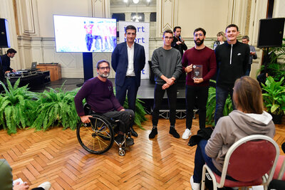 Trophees du sport en presence de M. Le Maire Jerome Baloge