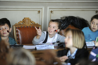 1er bilan des conseillers municipaux enfants élus en 2016 ©CBernard