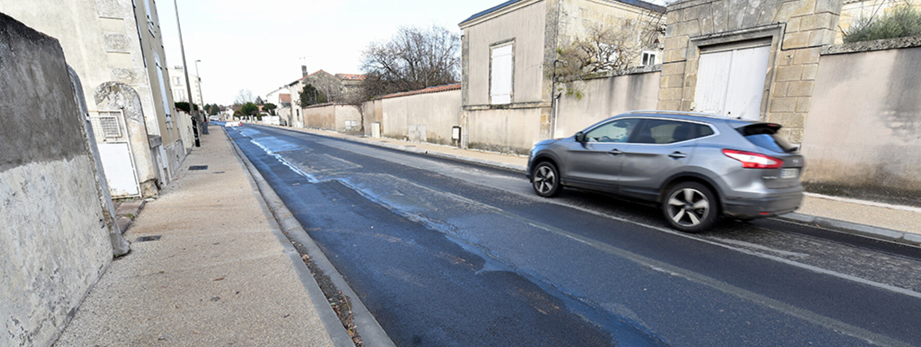Travaux route de Coulonges, décembre 2017 ©BDerbord