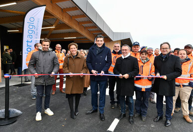 Inauguration de la decheterie de Souché