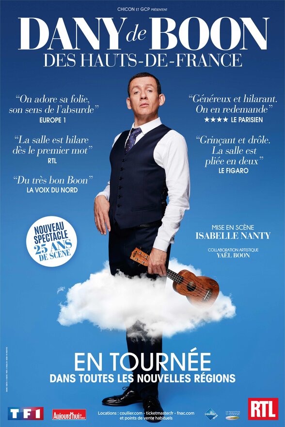 Dany Boon à L'Acclameur - Niort - Agrandir l'image, fenêtre modale
