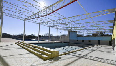 Visite de chantier de la piscine Pré Leroy Visite de chantier de la piscine Pré Leroy
