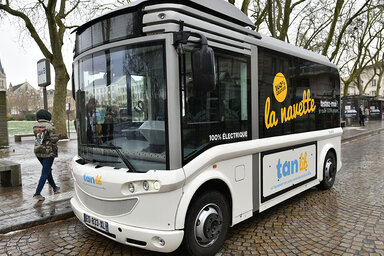 Navette électrique en test ©Bruno Derbord