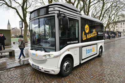 Navette électrique en test ©Bruno Derbord Navette électrique en test ©Bruno Derbord