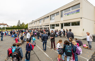 Rentrée scolaire au groupe scolaire George Sand ©Alex Giraud