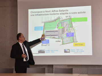 Chronopost occupera une parcelle de 27 000 m2 ©Bruno Derbord Chronopost occupera une parcelle de 27 000 m2 ©Bruno Derbord