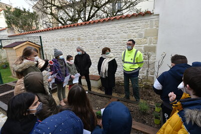 Amenagement d'un jardin Pedagogique
