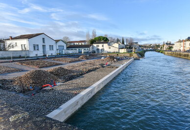 Les travaux de la cale du port s'achèvent
