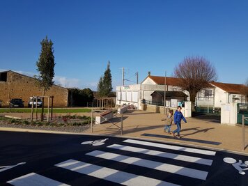 Un nouveau parvis pour l’école de la Mirandelle