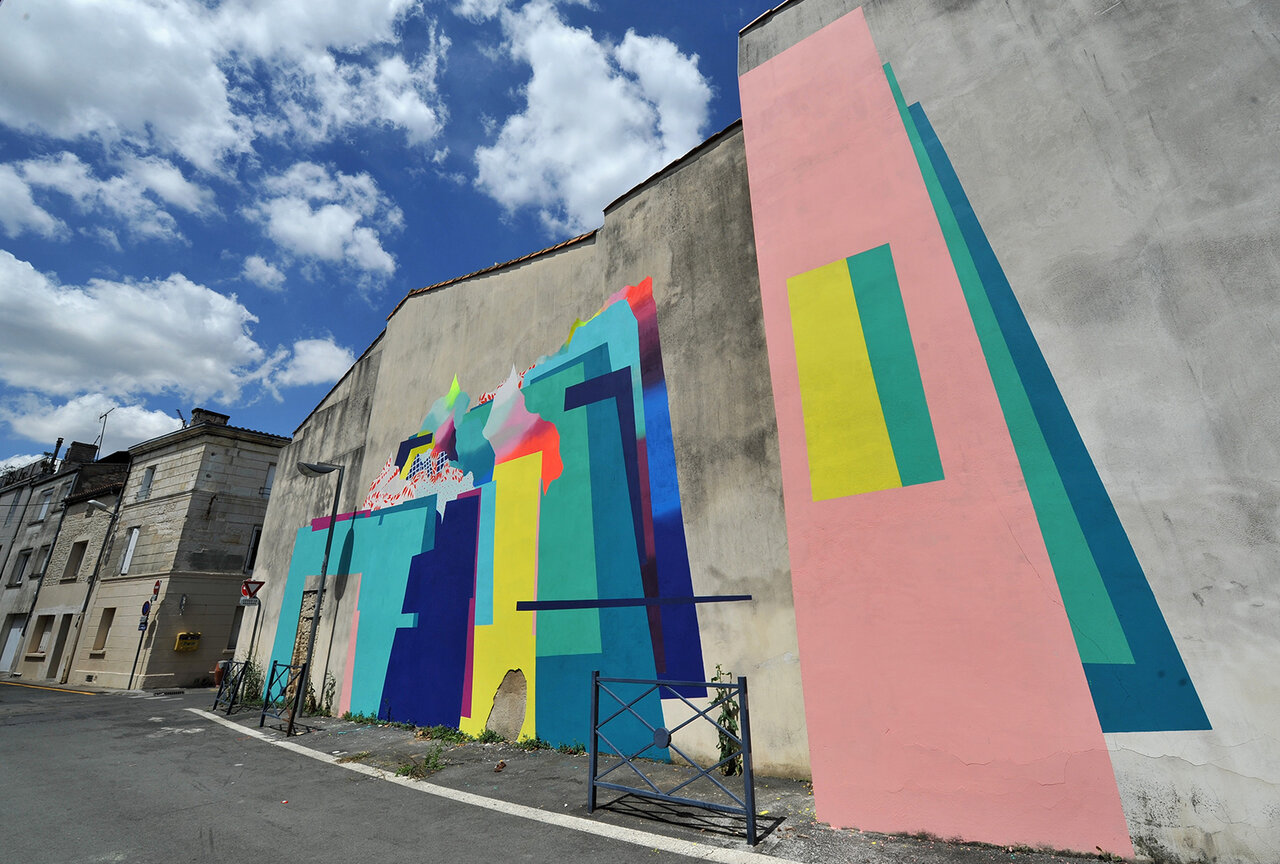 Fresque réalisée par Nuria Mora