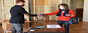 Distribution de masques a l'hotel de ville de Niort