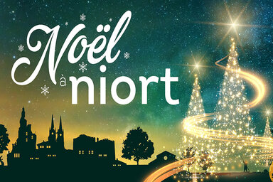 Affiche de Noël à Niort 2020