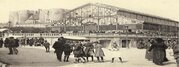 Les Halles de Niort côté parvis, archives municipales, Fonds Martineau