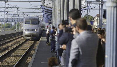 Inauguration officielle des trains LGV en gare de Niort le 28 août 2017 ©Darri Inauguration officielle des trains LGV en gare de Niort le 28 août 2017 ©Darri