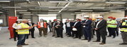 Leach international : visite de chantier avec le préfet et Jérôme Baloge