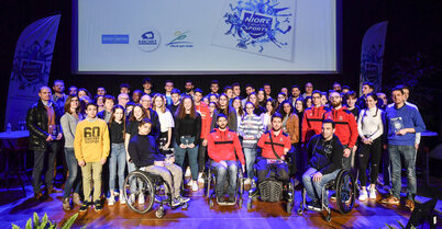 Trophées du sport à la salle omnisports Barra Avenue de Limoges en présence du Maire et des élus