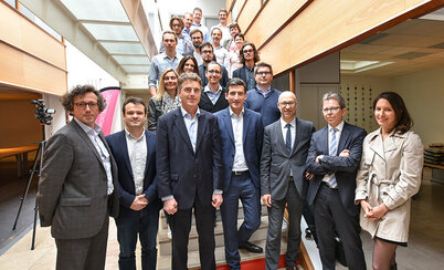 Les représentants de l'association French AssurTech accueillent sa première promotion de start-up ©BD Les représentants de l'association French AssurTech accueillent sa première promotion de start-up ©BD